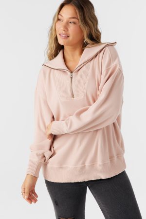 Karma French Terry Half Zip Pullover