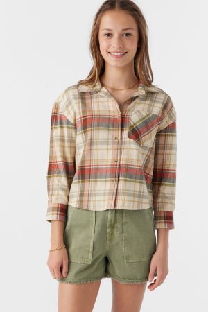 Girl's Leslye Flannel Shirt