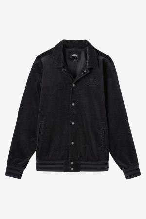 Cowell Cord Bomber Varsity Jacket