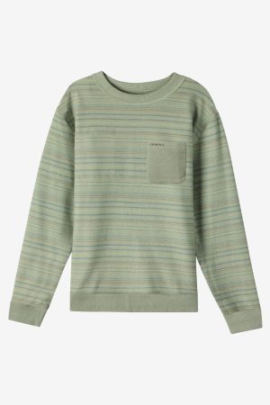Bavaro Blocked Crew Neck Fleece