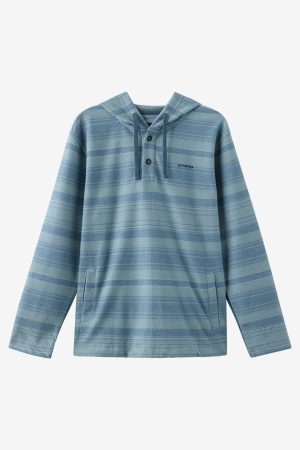 Bavaro Stripe Poncho Pullover Fleece