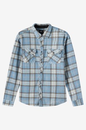 Boy's Glacier Plaid Superfleece Long Sleeve Shirt