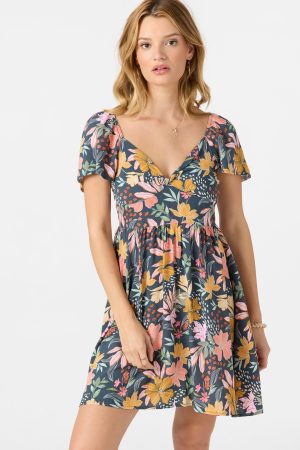 Carina Floral Short Dress