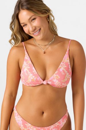 Nayomi Floral Pismo Bralette Top