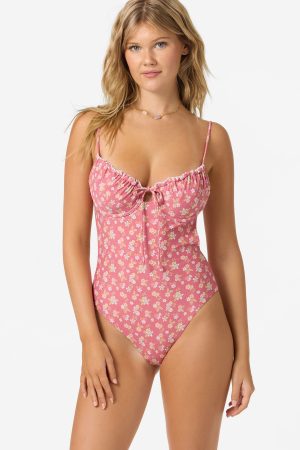 Camellia Floral Kailua One-Piece