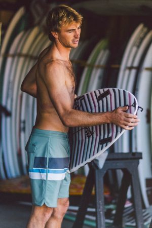 Cruzer Stripe Scallop 18 Boardshorts