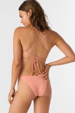Saltwater Solids Flamenco High Cut Cheeky Bottoms