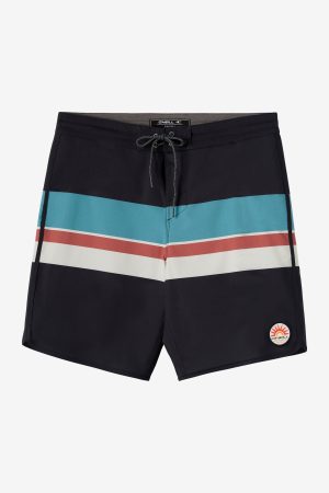 Cruzer Stripe Scallop 18 Boardshorts