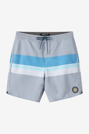 Cruzer Stripe Scallop 18 Boardshorts