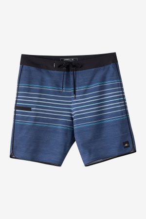 Boy's Hyperfreak Heat Stripe Scallop 16 Boardshorts
