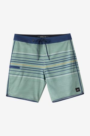Boy's Hyperfreak Heat Stripe Scallop 16 Boardshorts