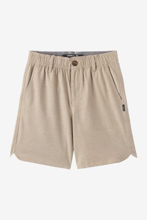 Boy's Reserve Light Check Scallop 16 Hybrid Shorts