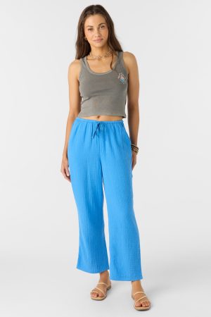 Brenda Crinkle Double Gauze Beach Pants